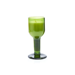 BALLERINA NECK WINE BOTTLE CANDLE