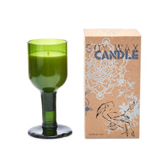 BLACK MAGIC NECK WINE BOTTLE CANDLE