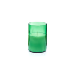 GREEN LEAF WINE BOTTLE CANDLE